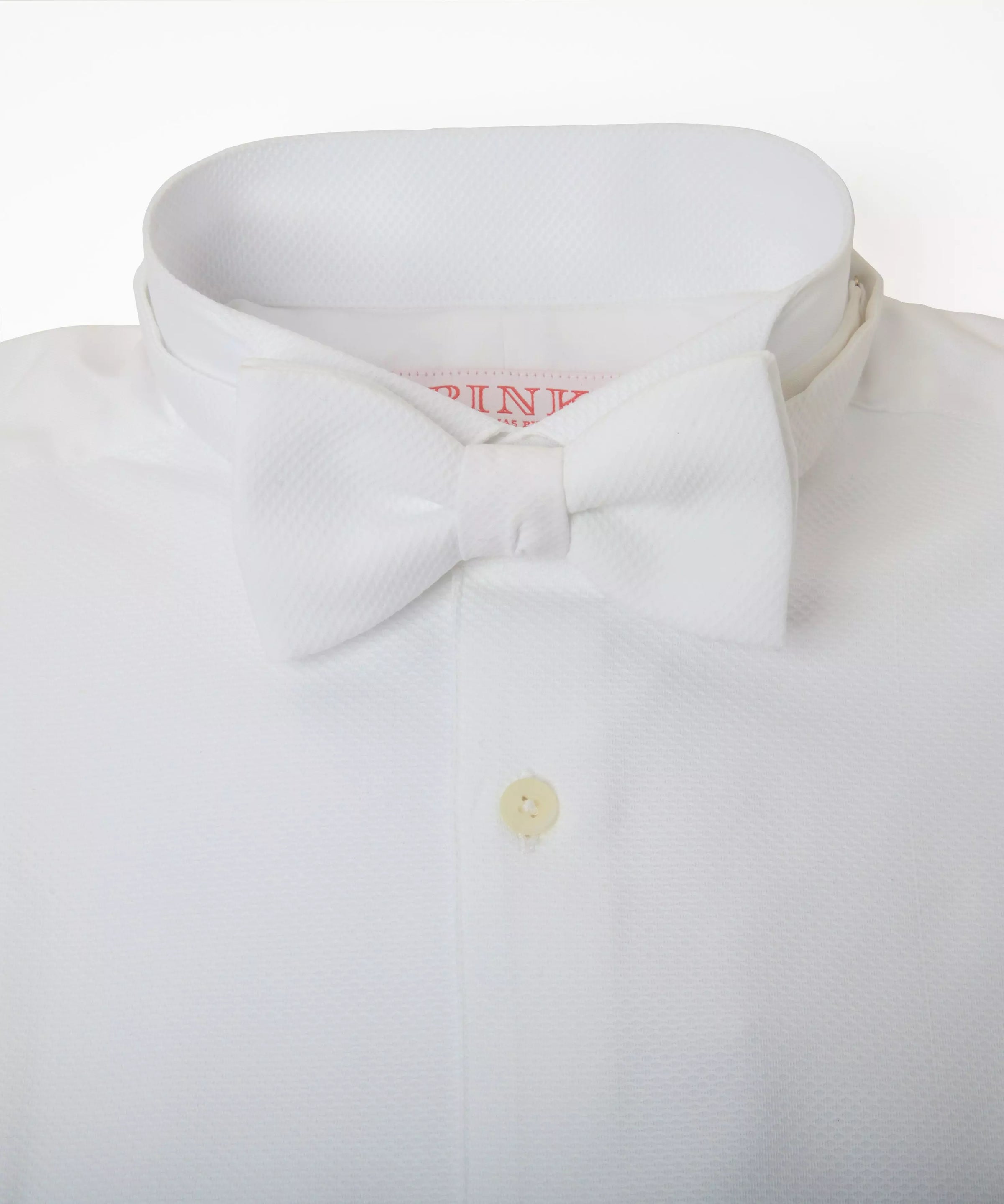 White Marcella Pre-Tied Bow Tie