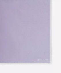 Lilac & Neutral Silk Twill Woven Pocket Square