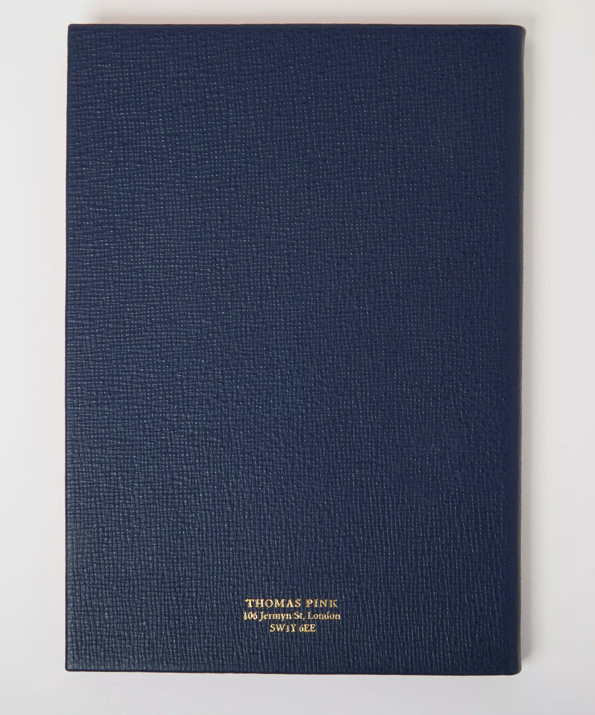 Navy Blue A5 Leather Bound Notebook